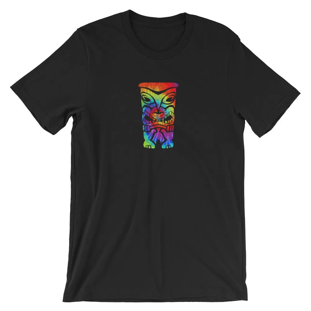 Tie-Dye Tiki Summer Fun Beach Short-Sleeve Unisex T-Shirt