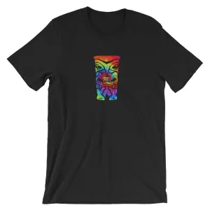 Tie-Dye Tiki Summer Fun Beach Short-Sleeve Unisex T-Shirt
