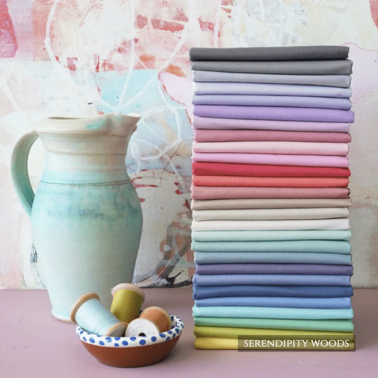 Tilda Solid Soft Teal 120003 by Tone Finnanger