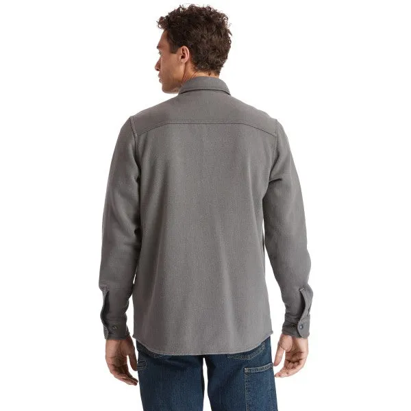 Timberland Pro Men's Mill River Fleece Work Shirt Jacket - Pewter - TB0A1VCQ060