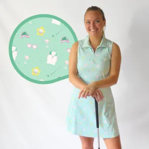 Tinis on the Greenie Golf Dress