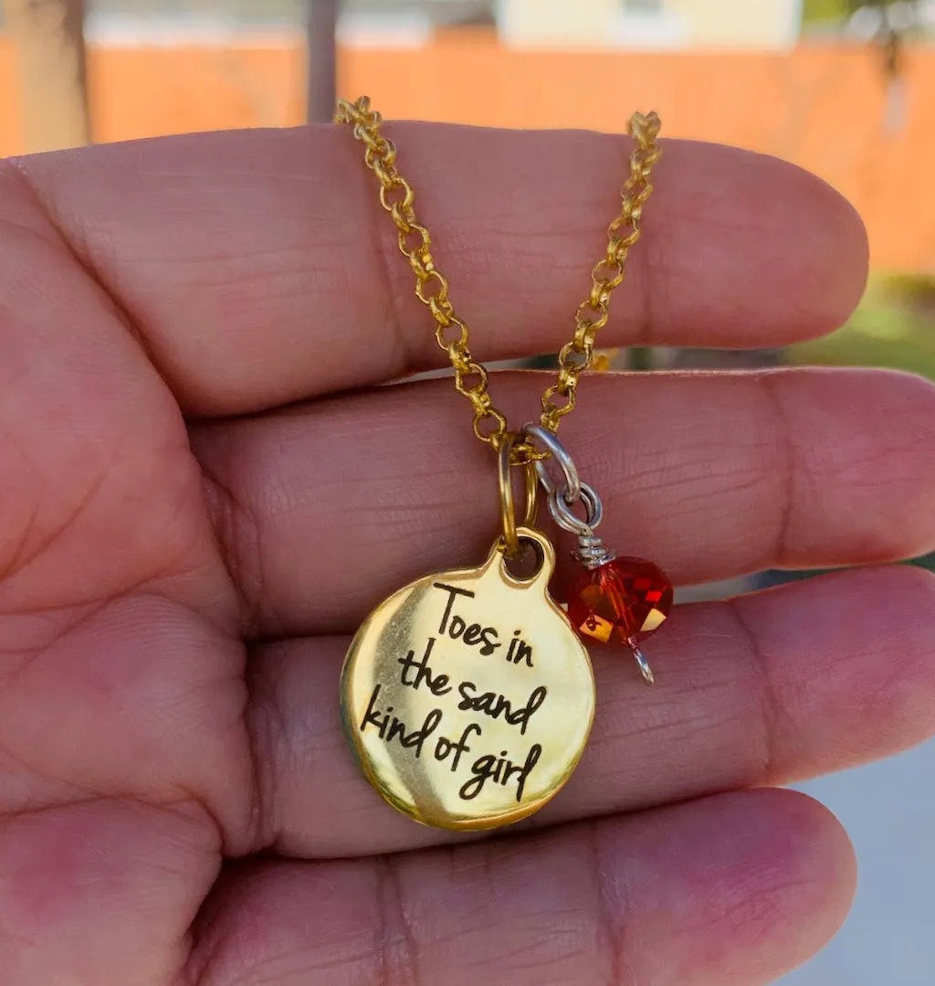 Toes in the Sand Kind of Girl, Necklace