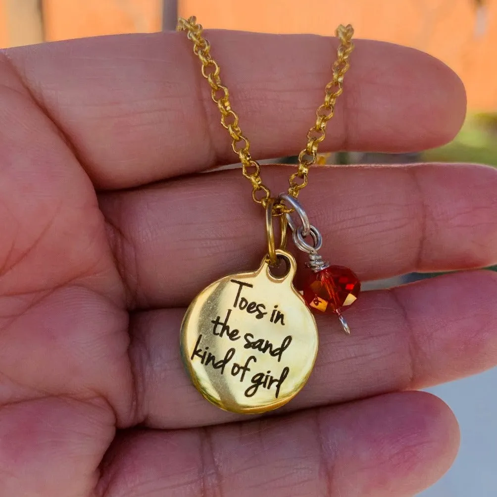 Toes in the Sand Kind of Girl, Necklace