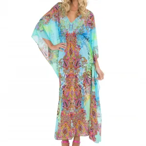 TORNASOL - "eyes On Me" Long Caftan