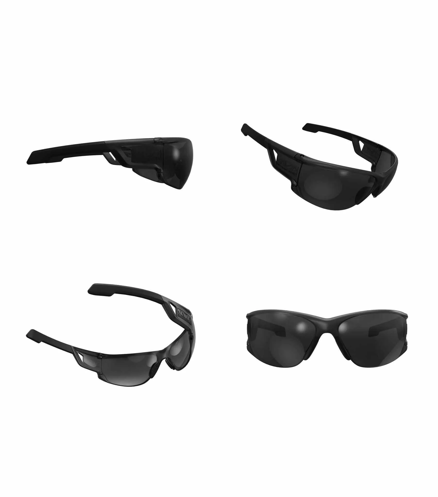 Type-N Tactical Glasses With a Smoke Frame and Smoke Lens