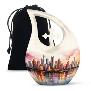 Urban Urn: Memorial Urn for Exquisite Outdoor Peace