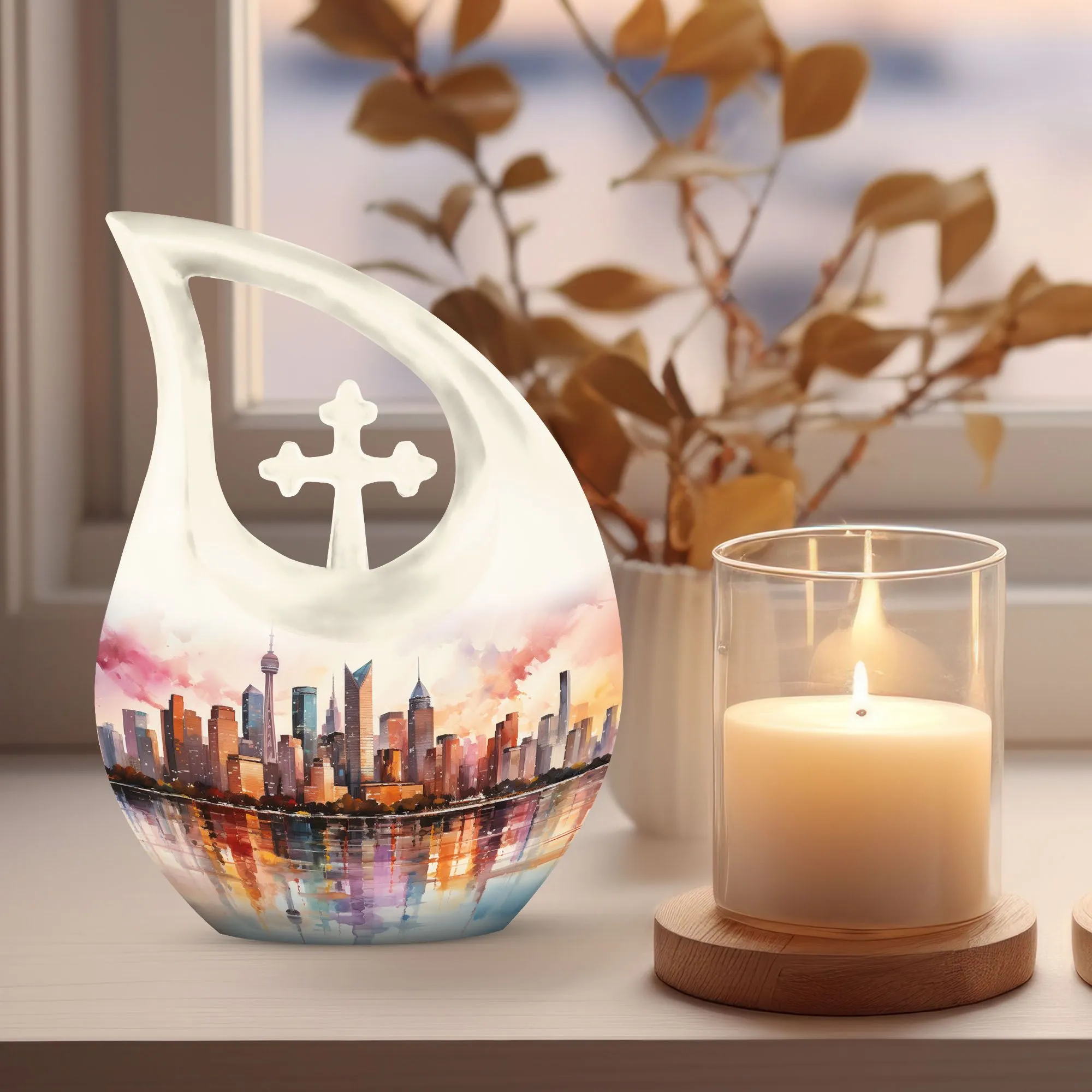 Urban Urn: Memorial Urn for Exquisite Outdoor Peace