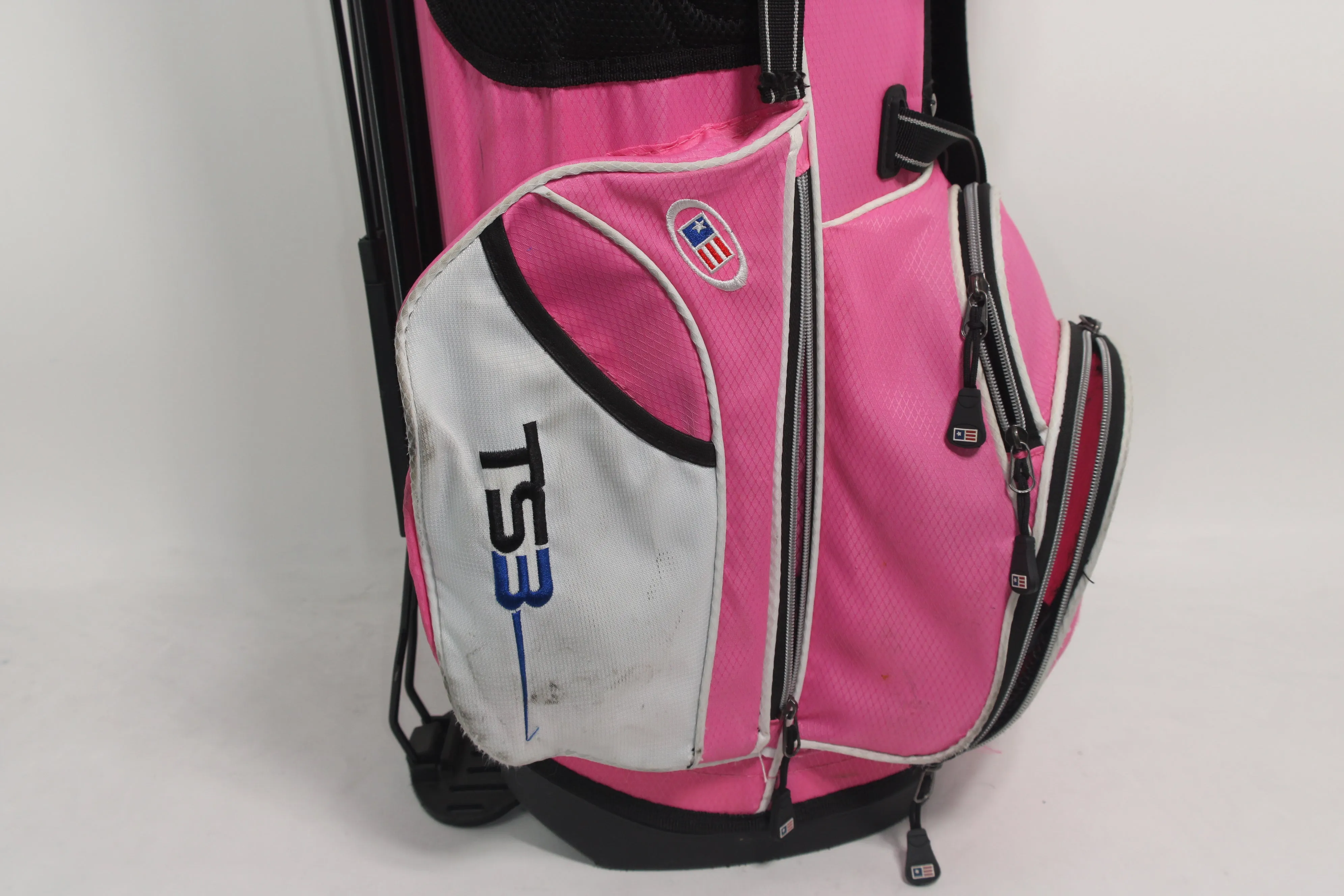 US Kids Tour Series 3 51 Stand Bag Pink/White Pre-Owned