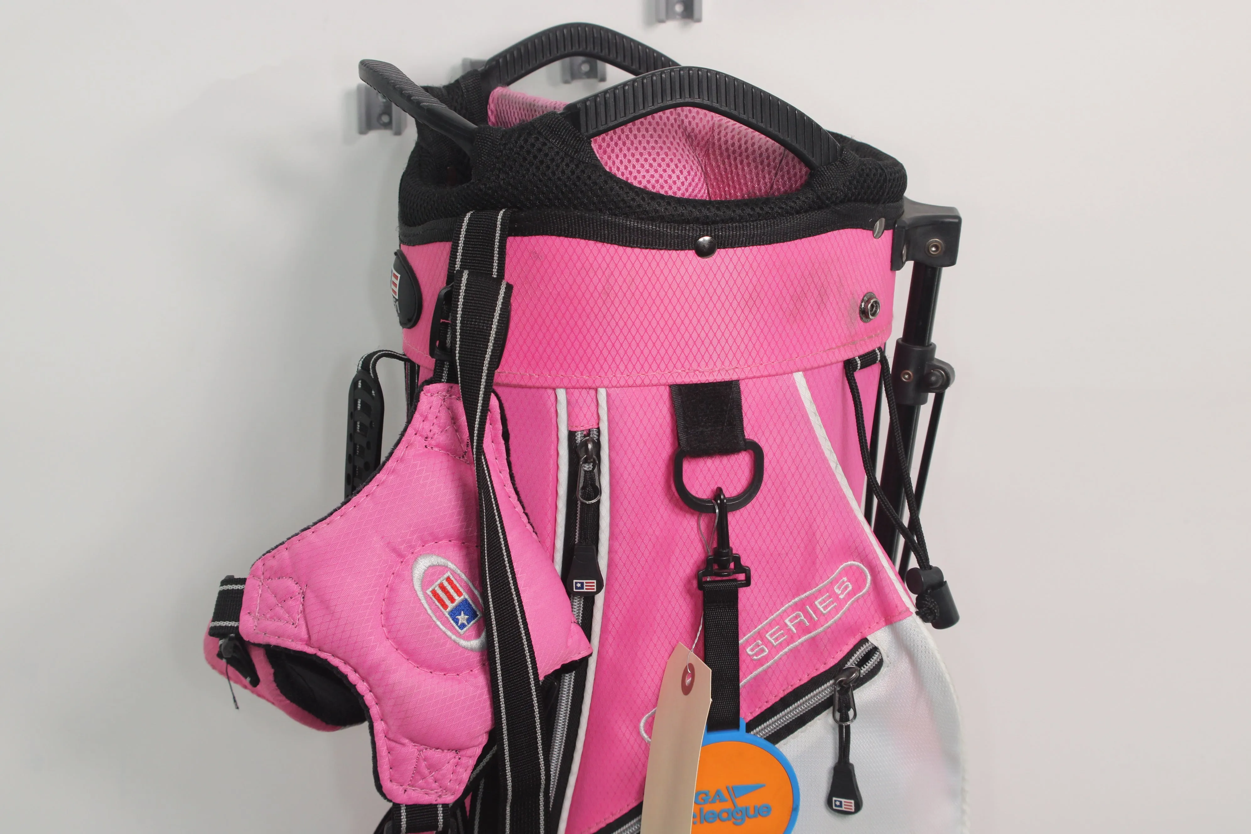 US Kids Tour Series 3 51 Stand Bag Pink/White Pre-Owned
