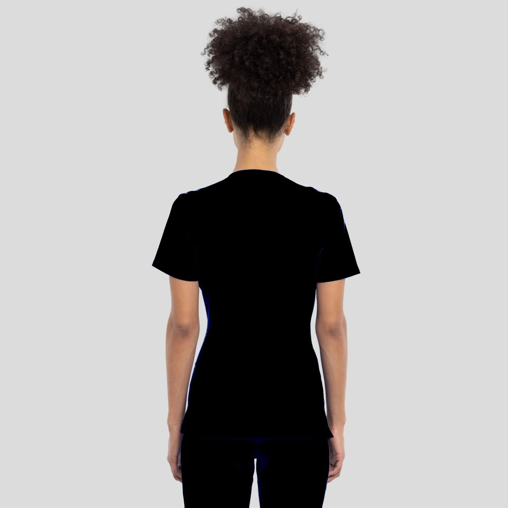 V-Neck Top | Black