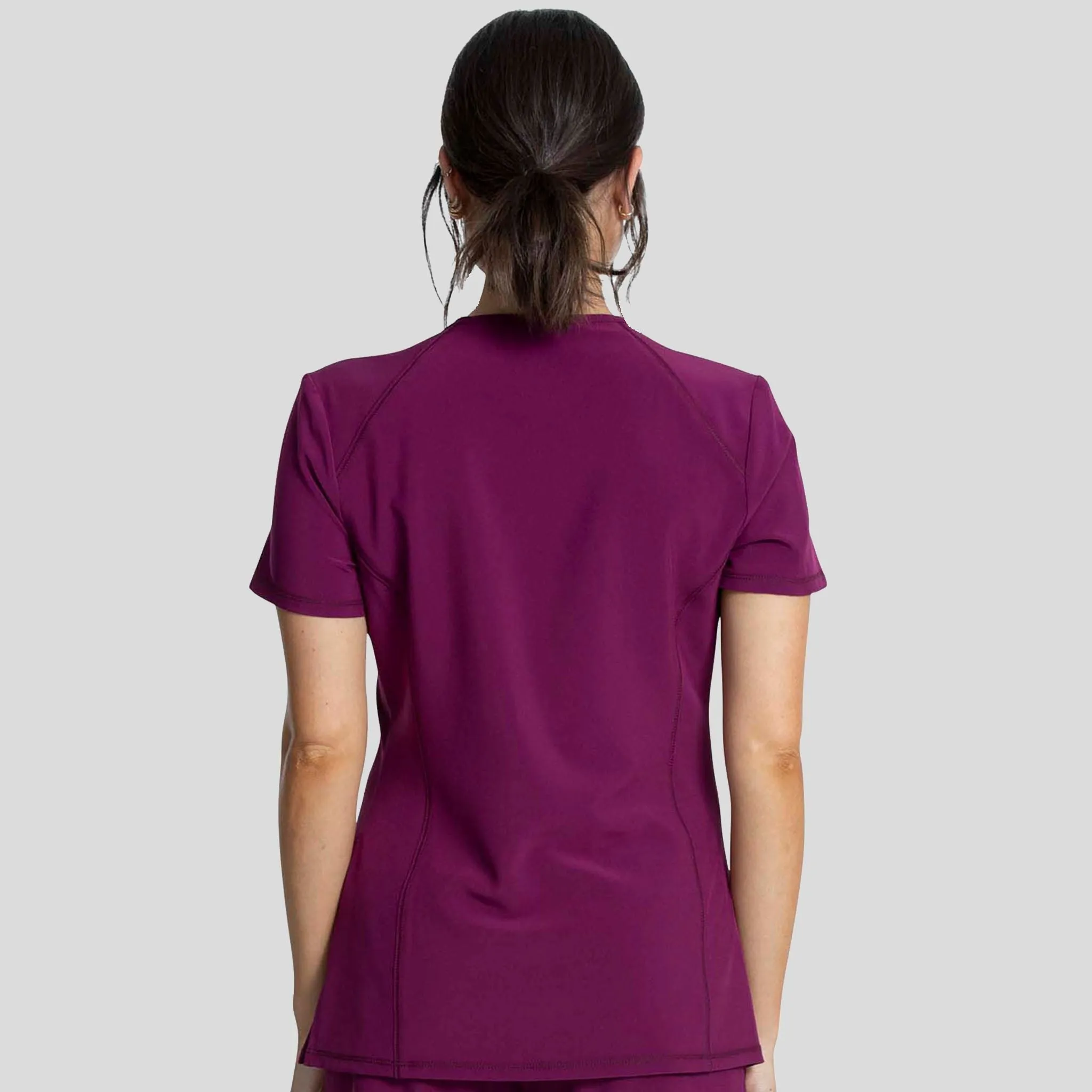 V-Neck Top | Wine