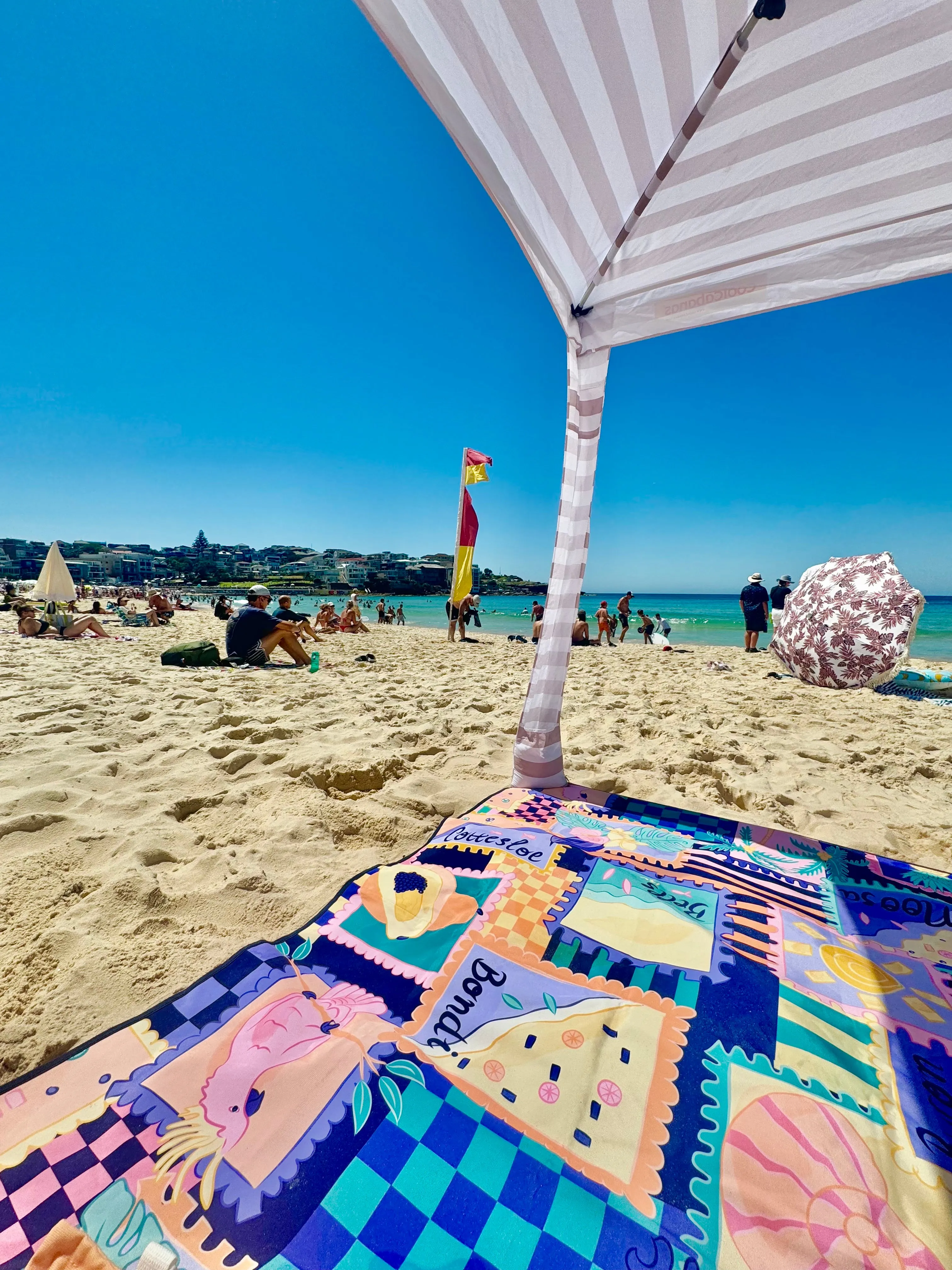 Vacay Postcards Square Beach & Picnic Mat