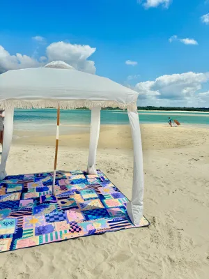Vacay Postcards Square Beach & Picnic Mat