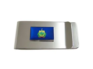 Vermont State Flag Pendant Money Clip