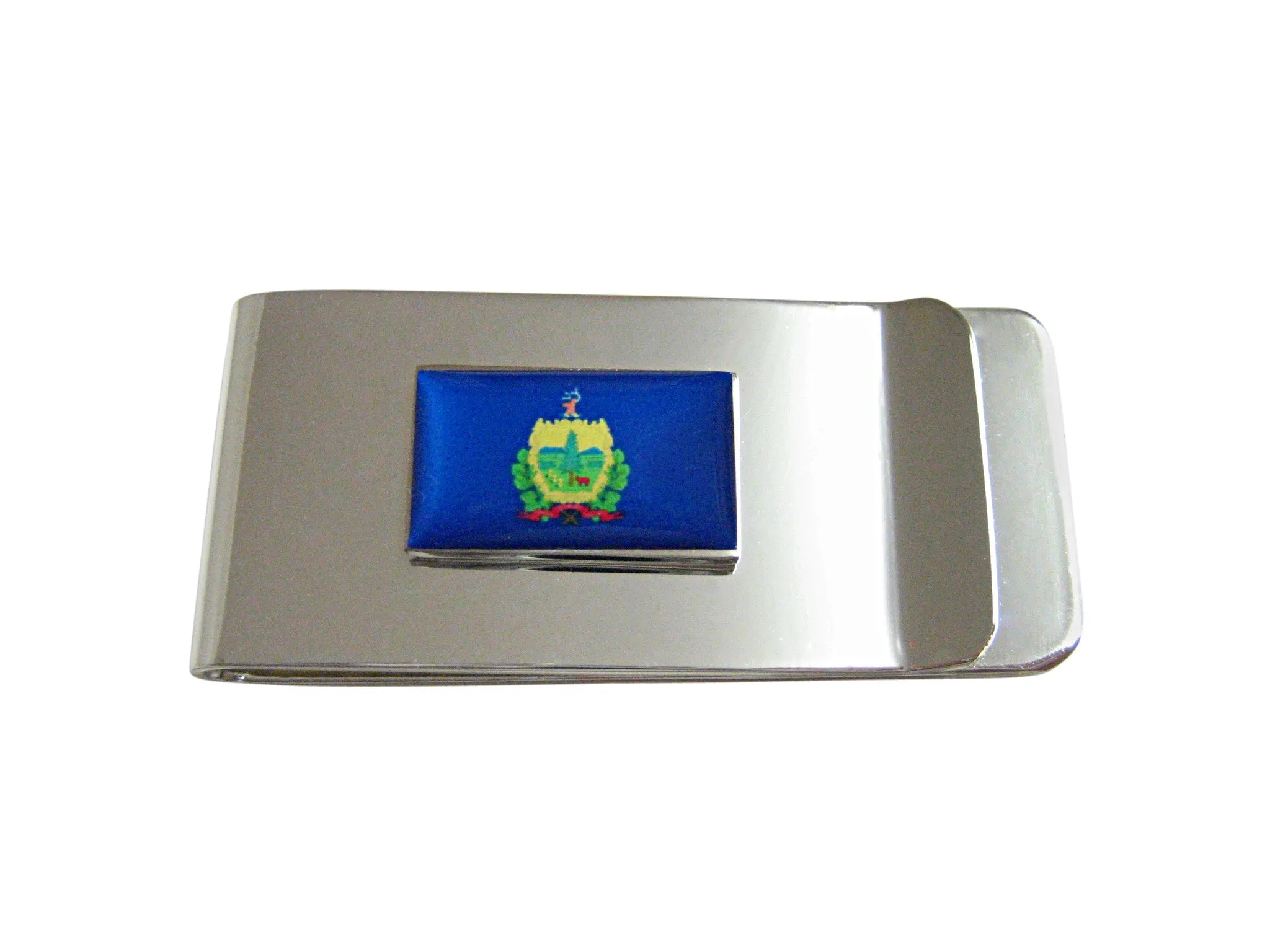 Vermont State Flag Pendant Money Clip