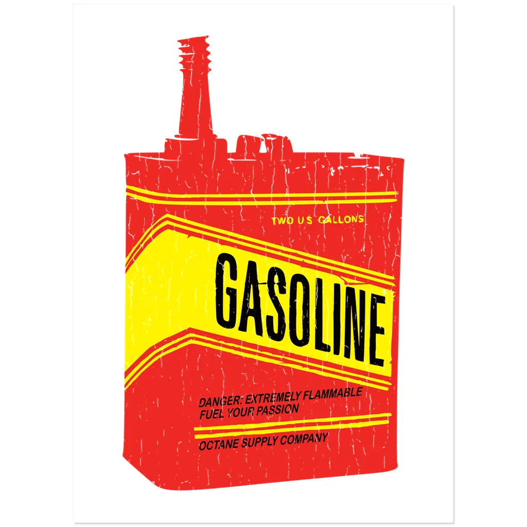 Vintage Gas Can - Premium Vinyl Stickers