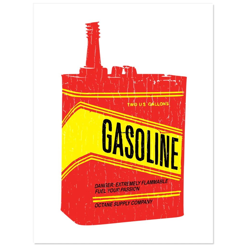 Vintage Gas Can - Premium Vinyl Stickers