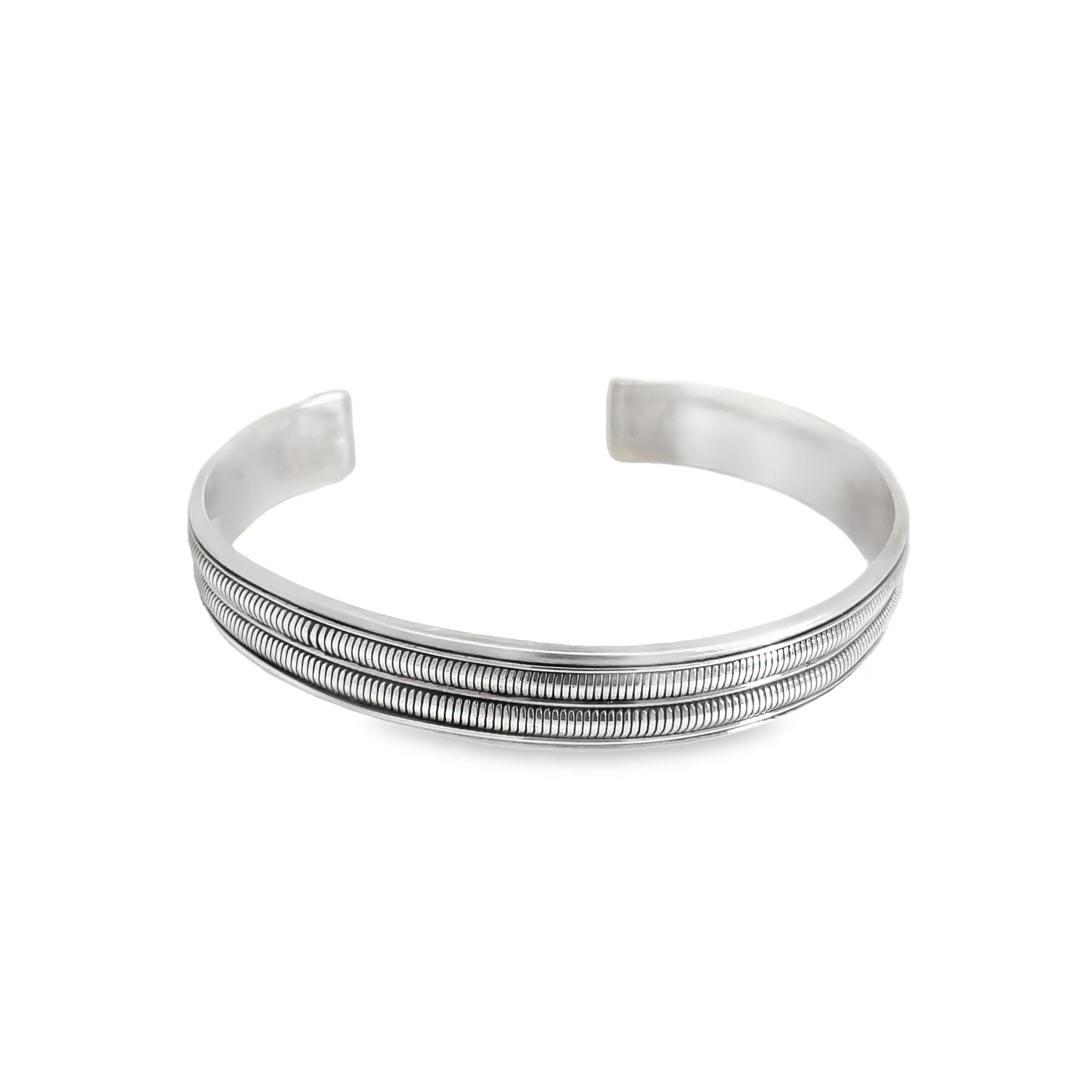 Vintage Sterling  Silver Bracelet Cuff