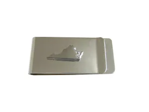 Virginia State Map Shape Money Clip
