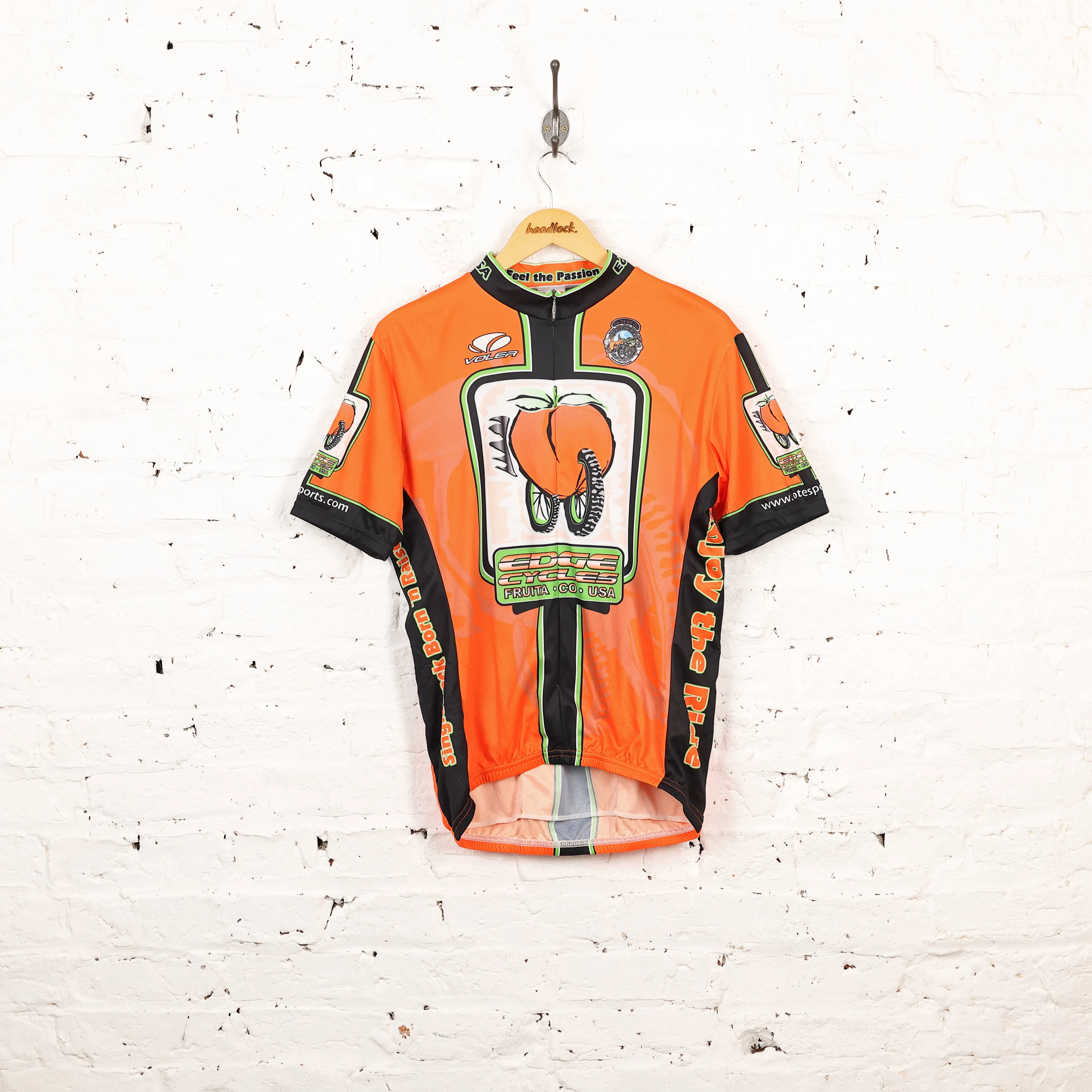 Voler Edge Cycles Cycling Top Jersey - Orange - L