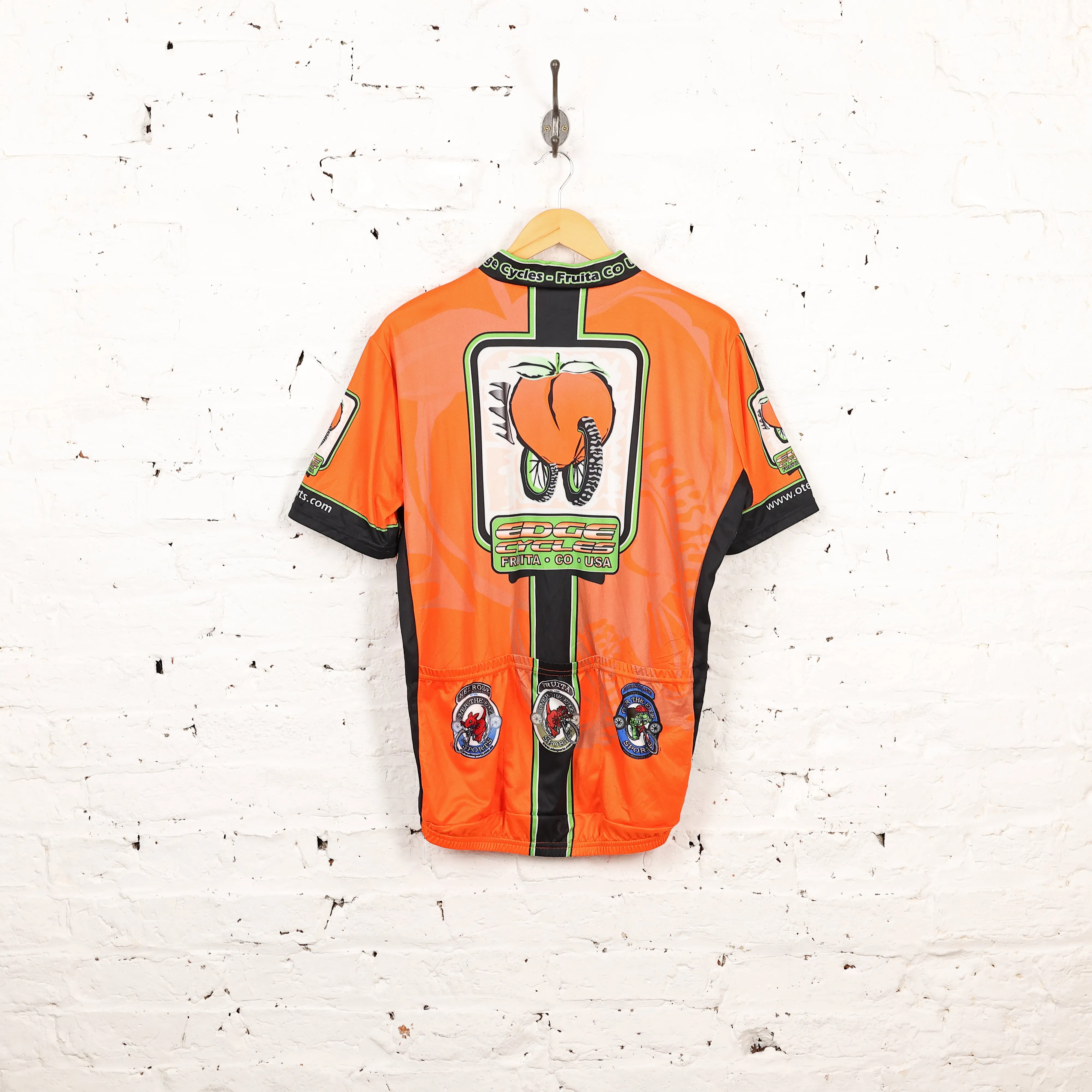 Voler Edge Cycles Cycling Top Jersey - Orange - L