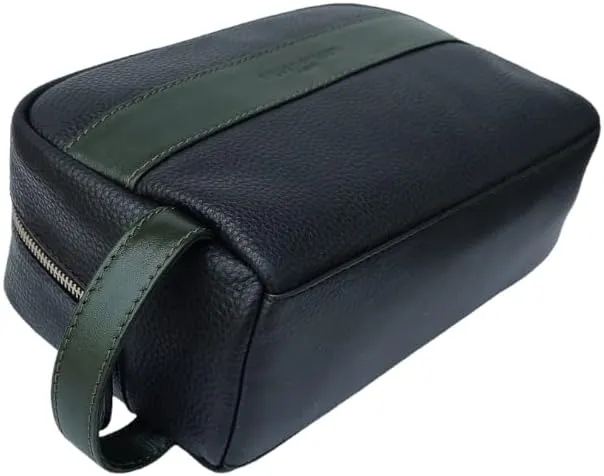 Walter Leather WashBags  - Green