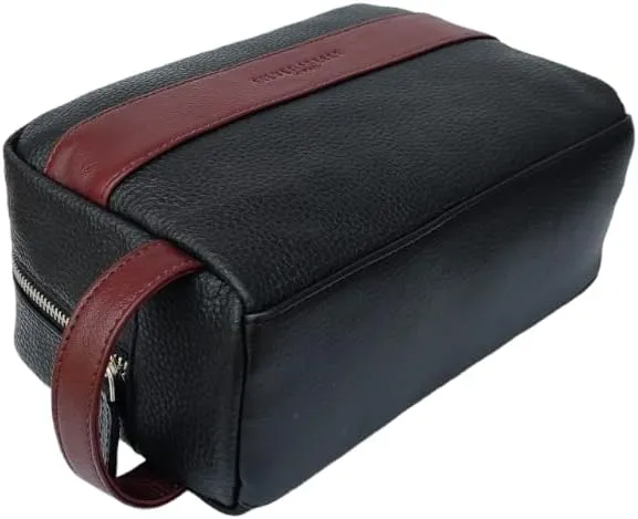 Walter Leather WashBags  - Oxblood