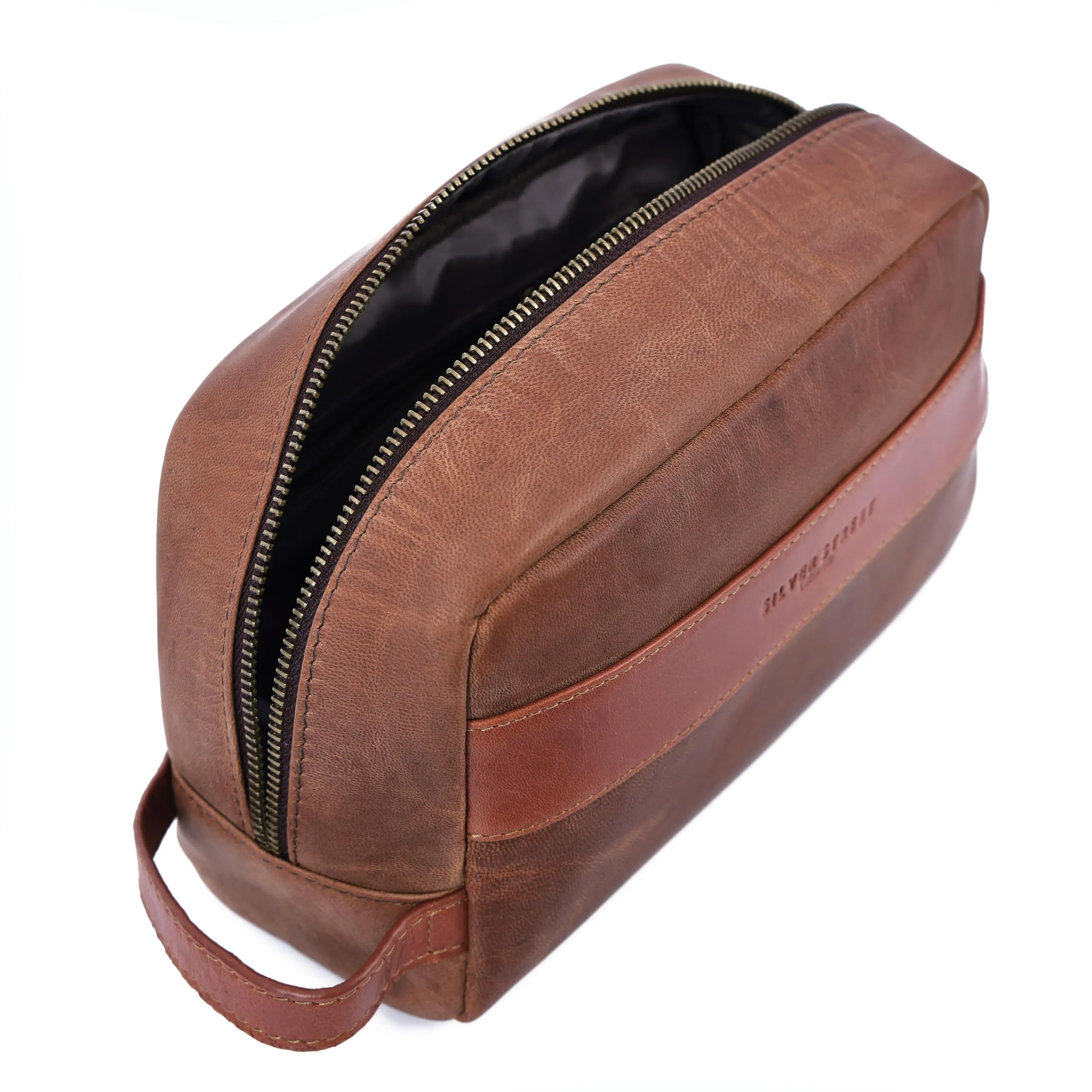 Walter Leather WashBags  - Tan
