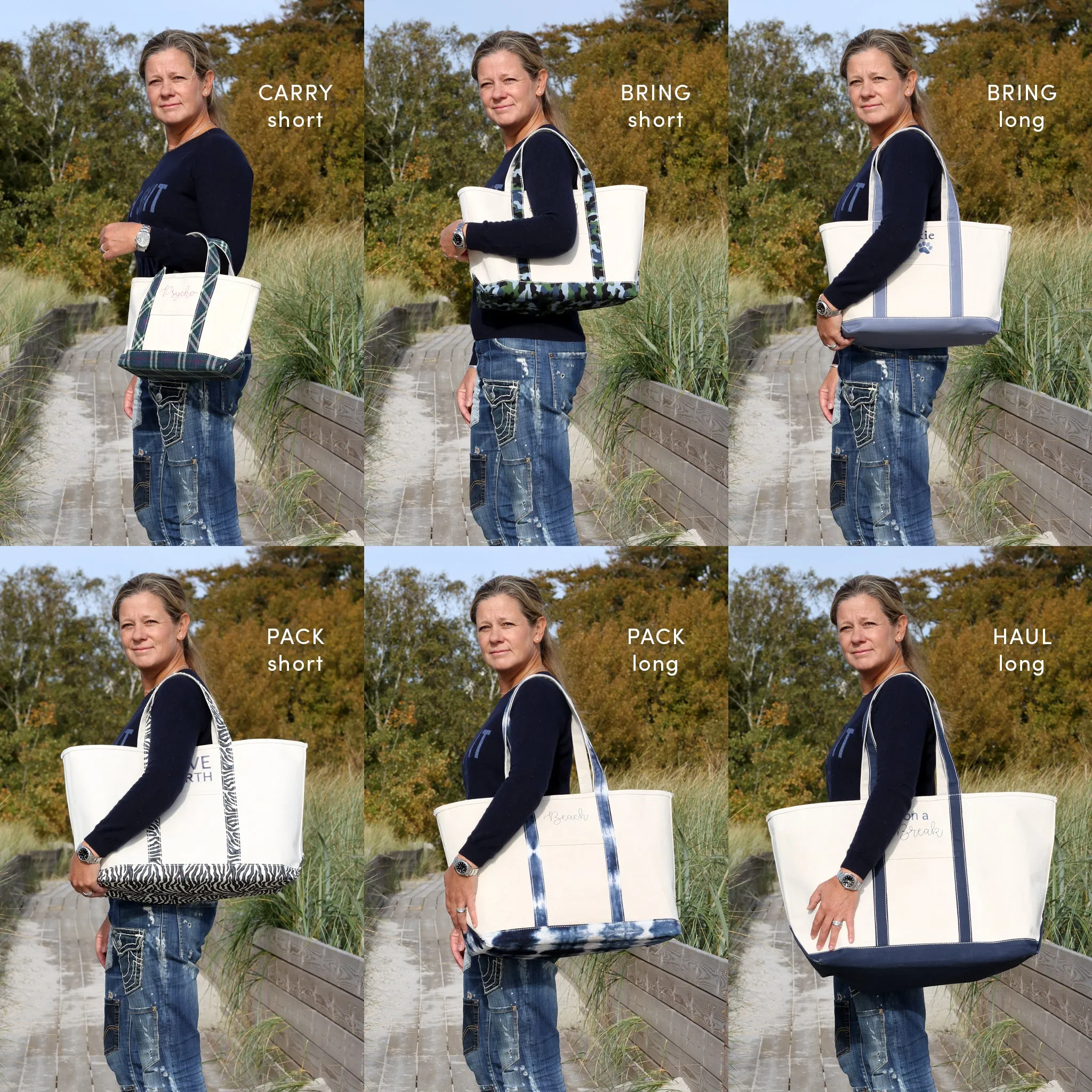 Waxed Tote Bag - Deerfield Green