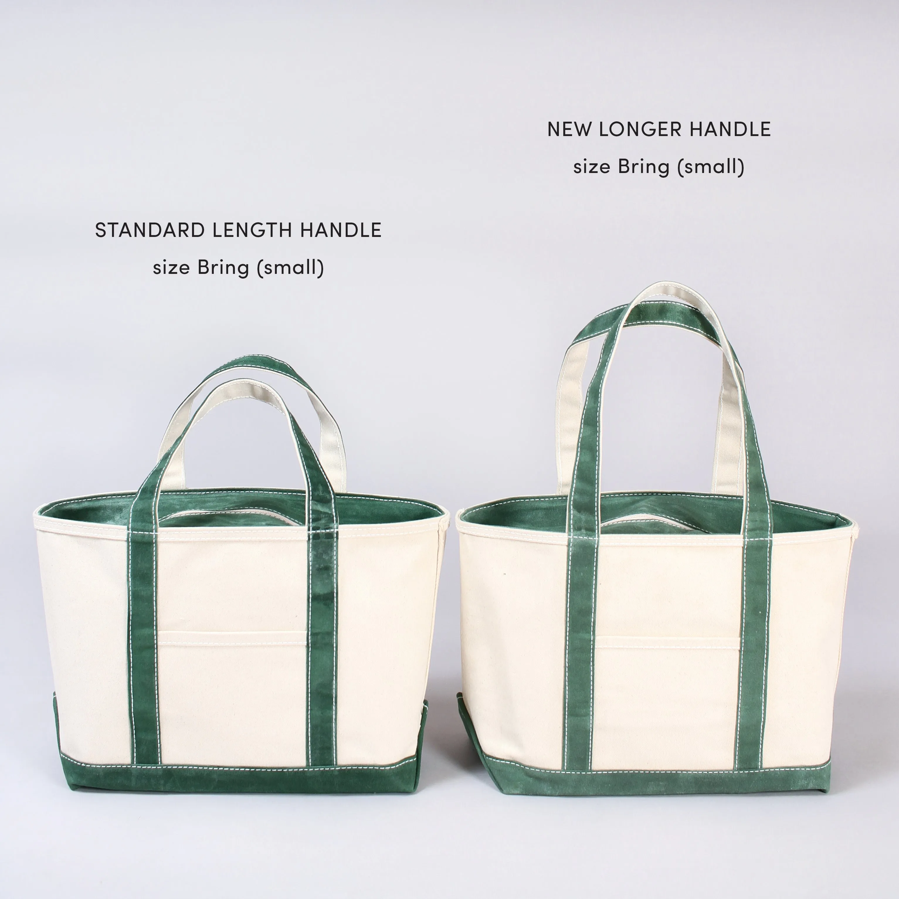 Waxed Tote Bag - Deerfield Green