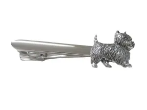 Westie Dog Tie Clip