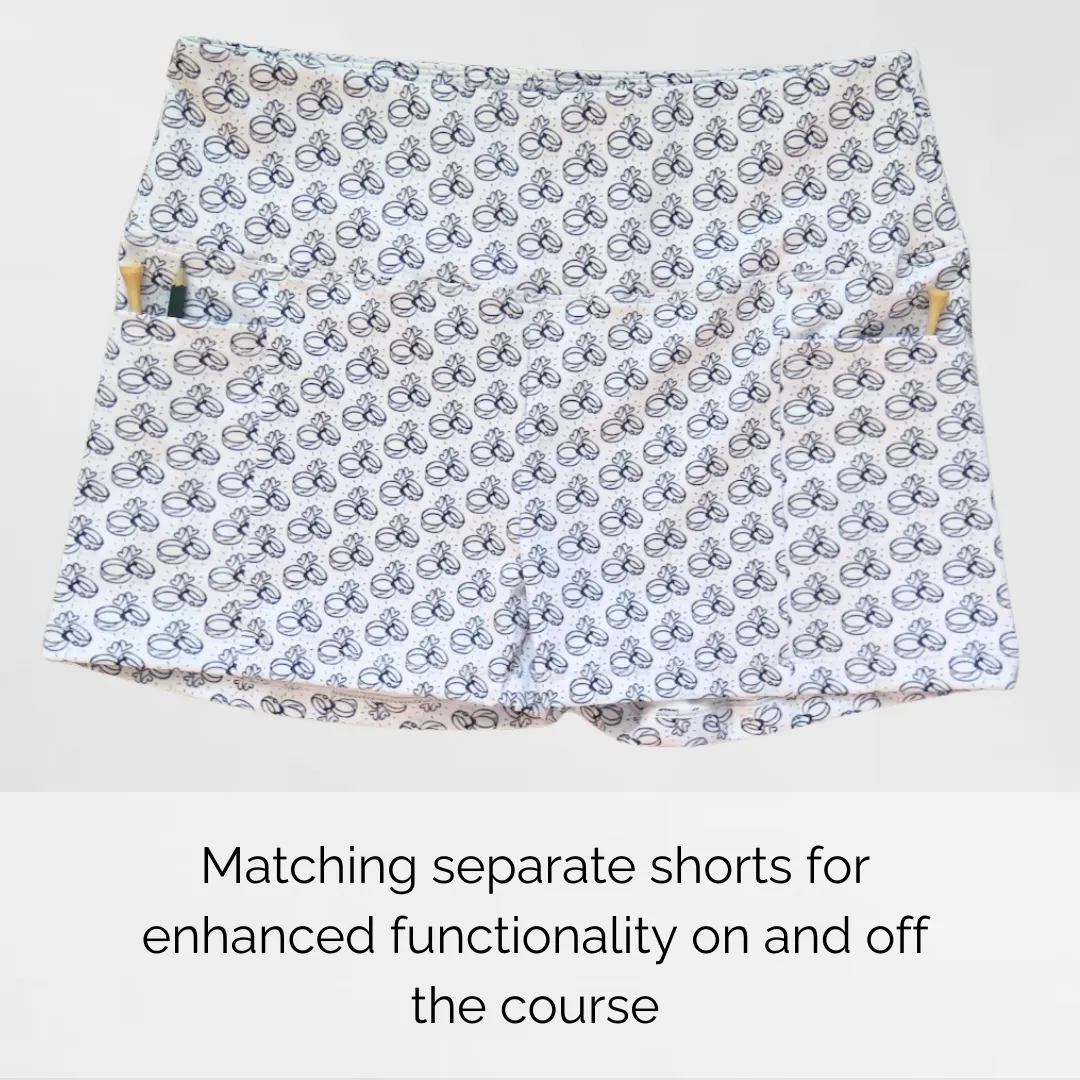 White Last Swing Before the Ring Golf Dress