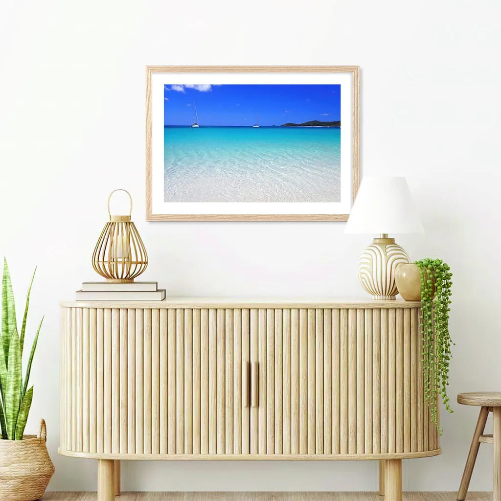 Whitehaven Beach Wall Art Print