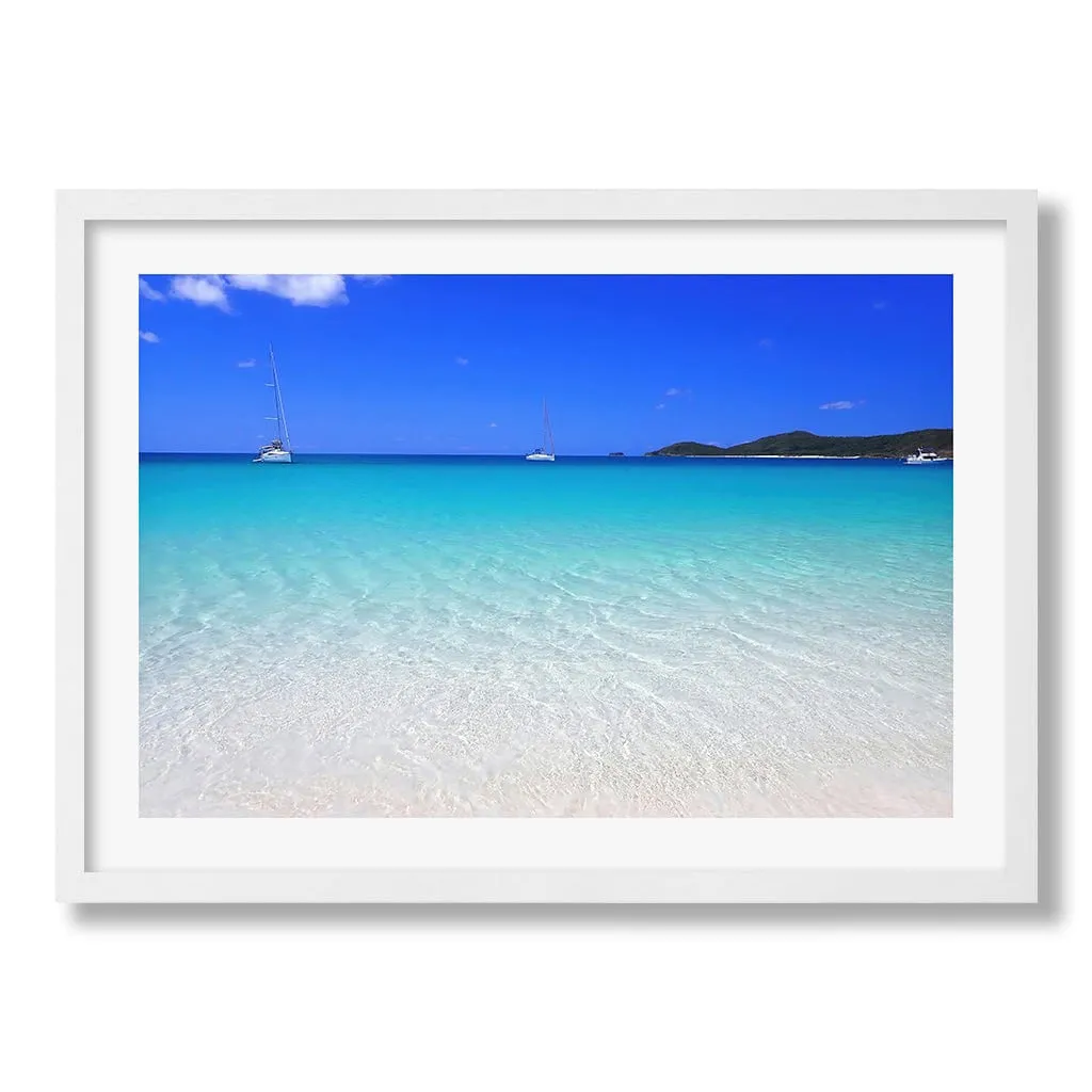 Whitehaven Beach Wall Art Print