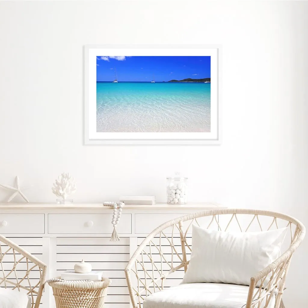 Whitehaven Beach Wall Art Print