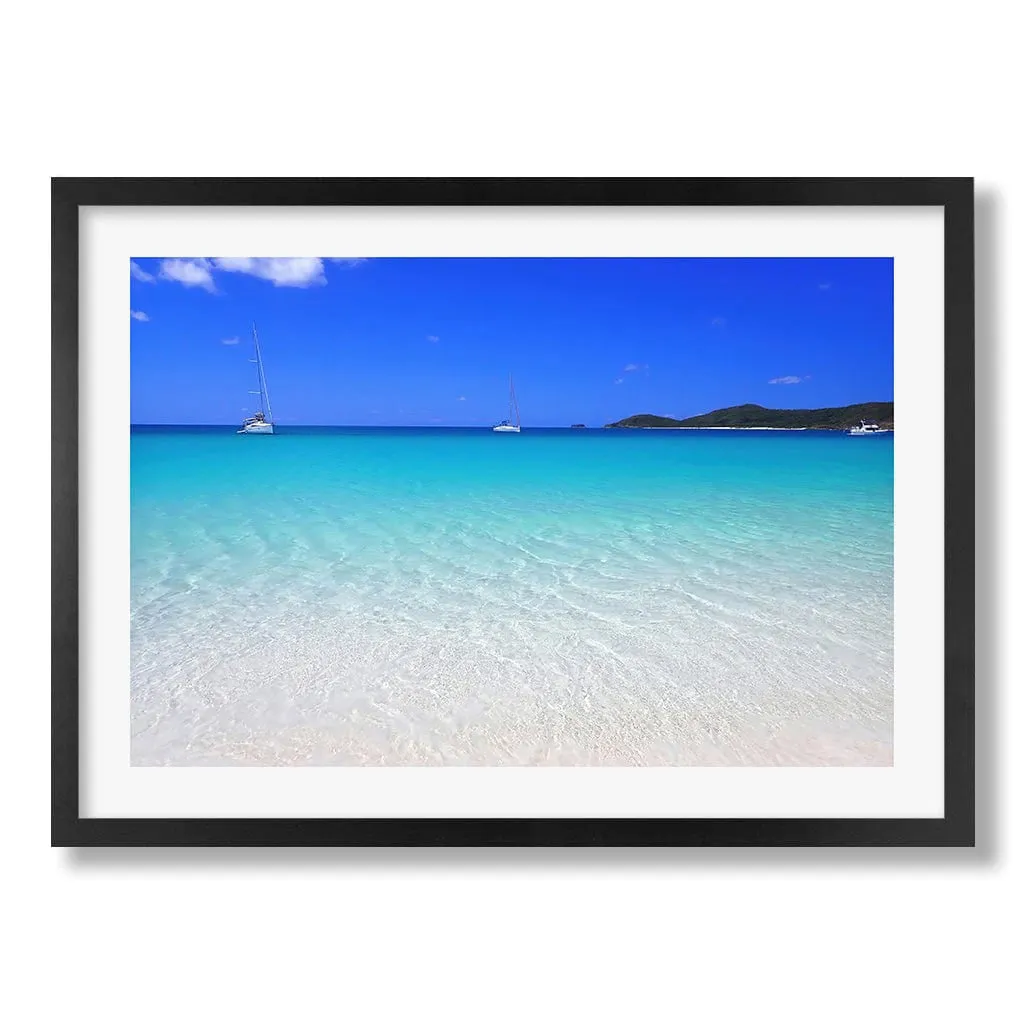 Whitehaven Beach Wall Art Print