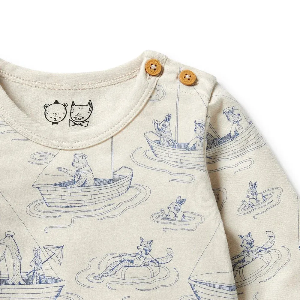 Wilson   Frenchy Organic Top - Sail Away