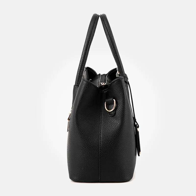 Women PU Leather Large Handbags
