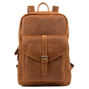 Woosir Vintage Laptop Backpack for Men 15.6 Inch