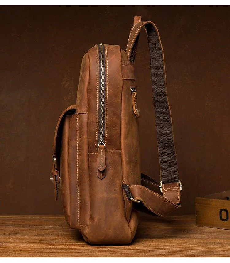 Woosir Vintage Laptop Backpack for Men 15.6 Inch