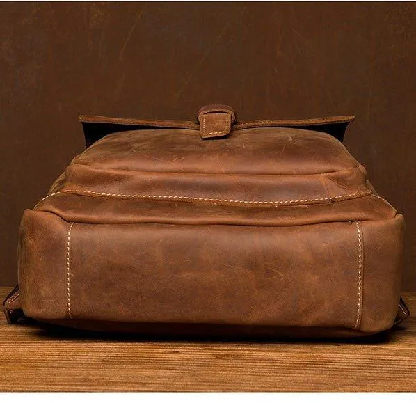 Woosir Vintage Laptop Backpack for Men 15.6 Inch