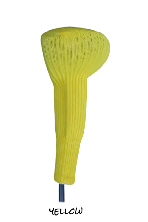 Yellow Club Sock Golf Headcovers