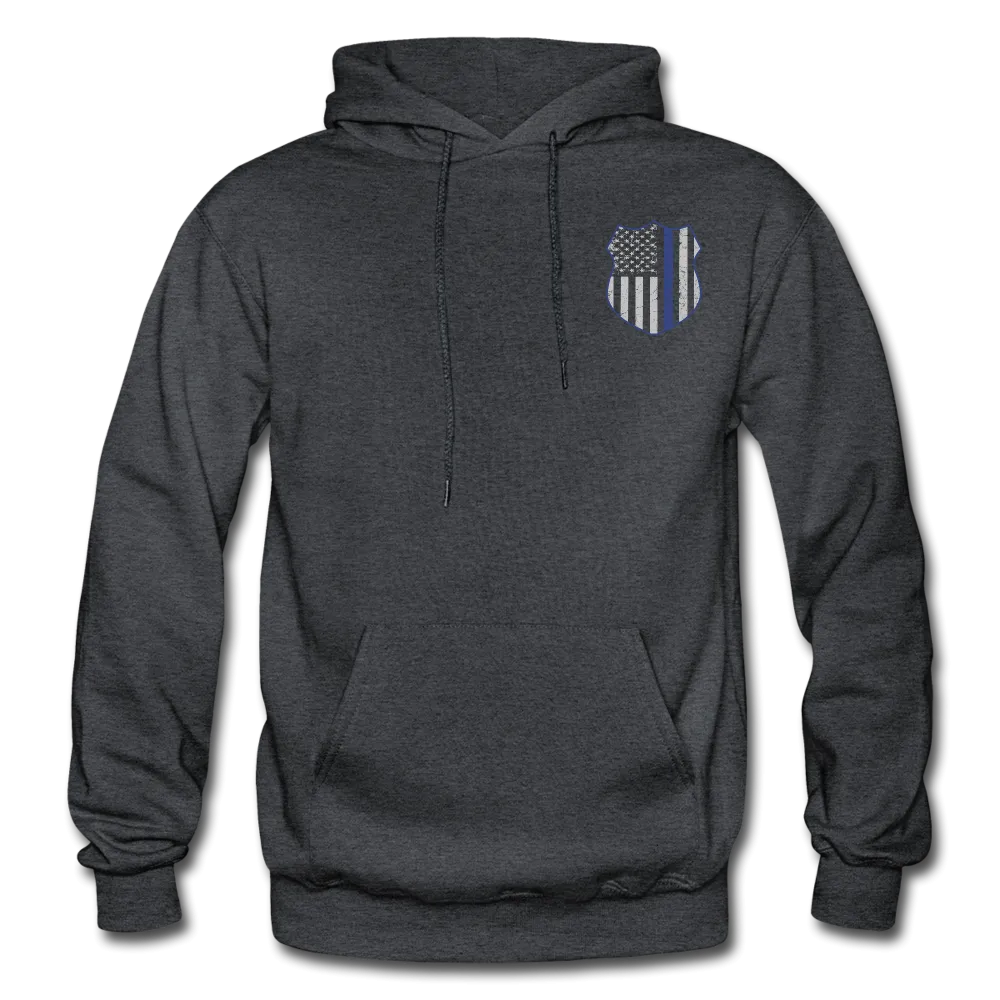 Young Police Flag Gildan Heavy Blend Adult Hoodie
