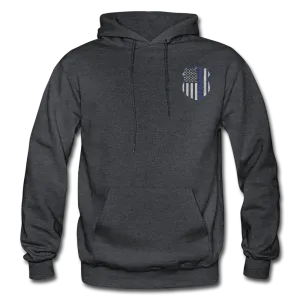 Young Police Flag Gildan Heavy Blend Adult Hoodie