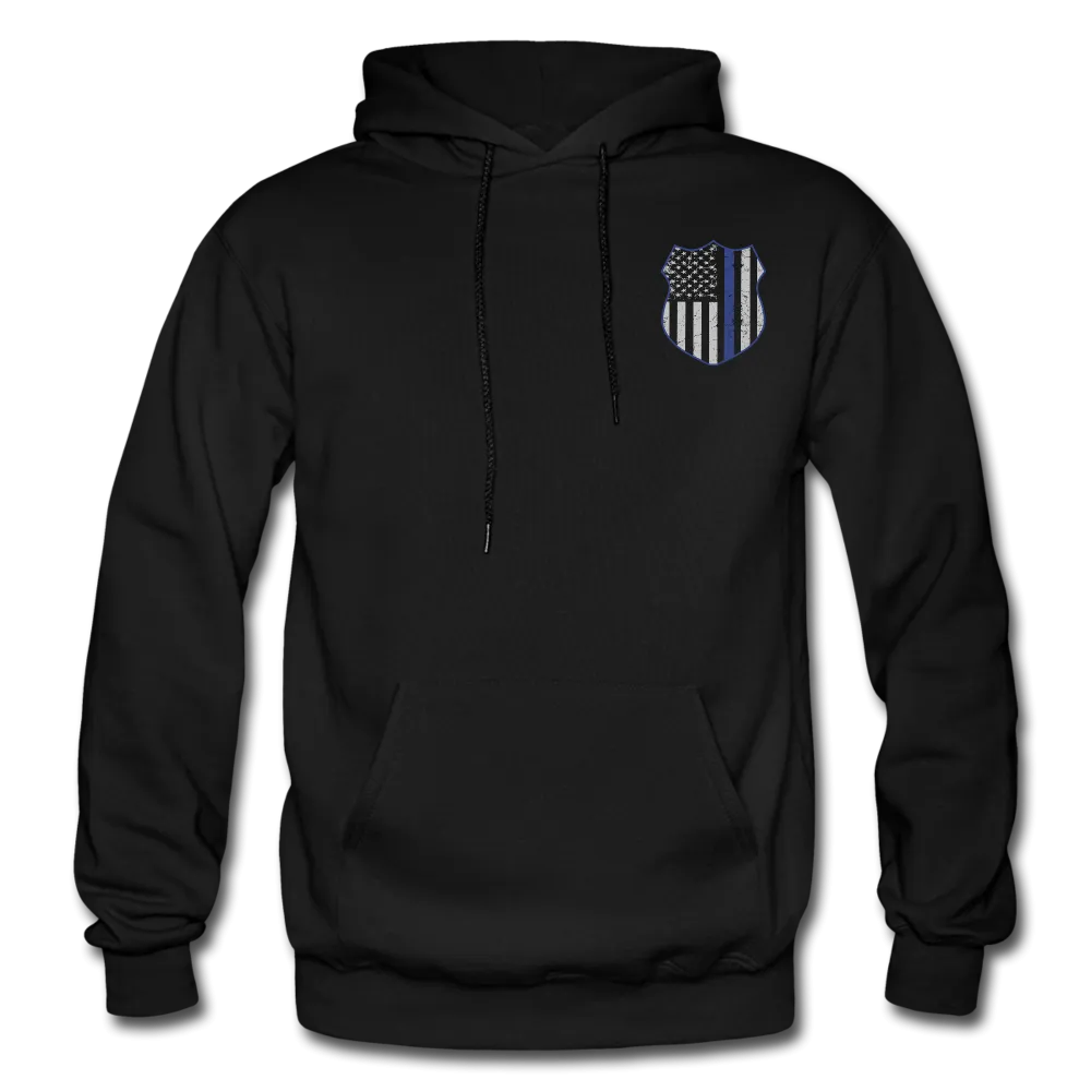 Young Police Flag Gildan Heavy Blend Adult Hoodie