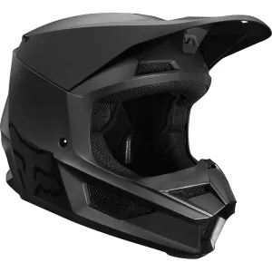 YOUTH V1 MATTE BLACK HELMET ECE [MATTE BLACK]