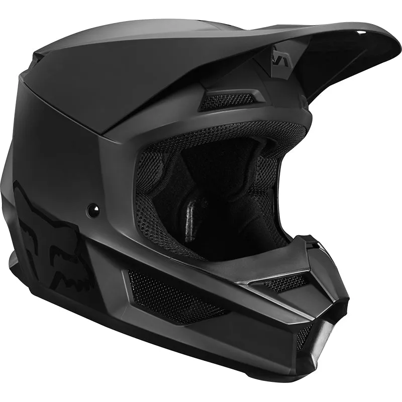 YOUTH V1 MATTE BLACK HELMET ECE [MATTE BLACK]